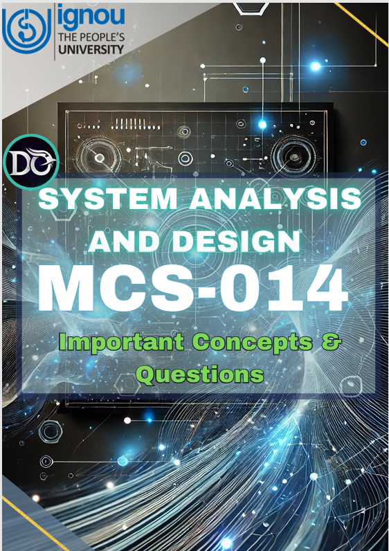 MCS-014 Important Concepts & Questions PDF