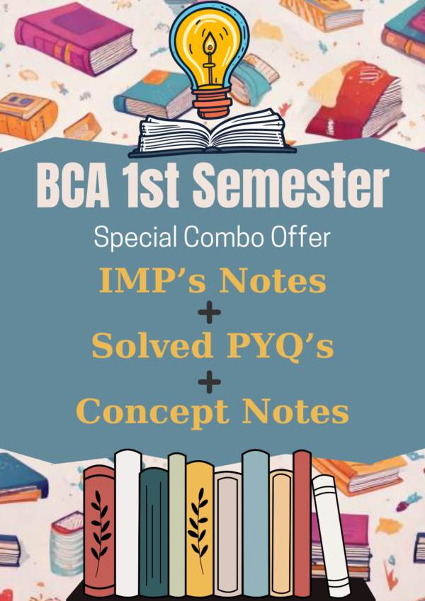 BCA 1st Semester Special Combo Offer for Comprehensive Preparation