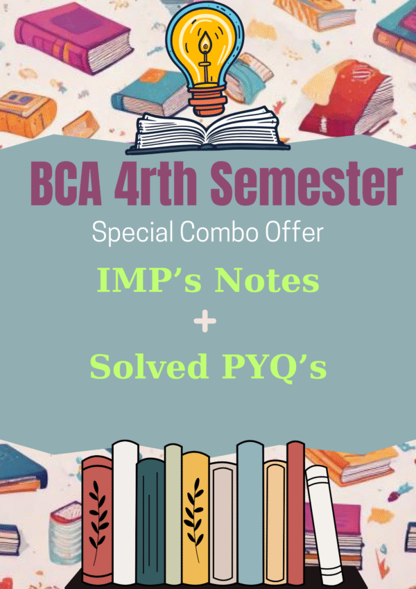BCA 4rth Semester Special Combo Offer for Comprehensive and Complete Preparation