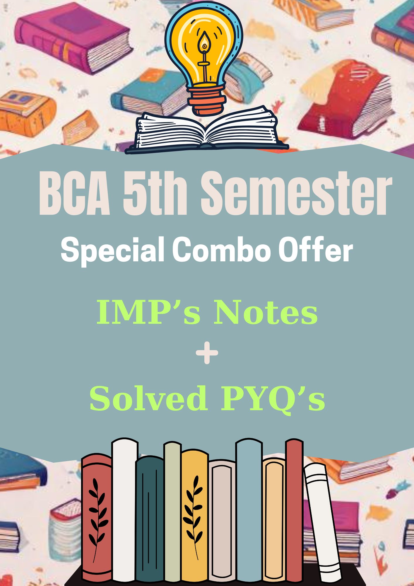 BCA 5th Semester Special Combo Offer for Comprehensive and Complete Preparation